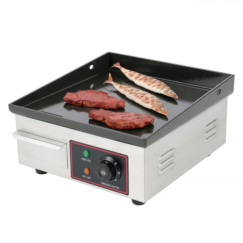 Electric Griddle Flat Top - Commercial Mini Electric Griddle 14