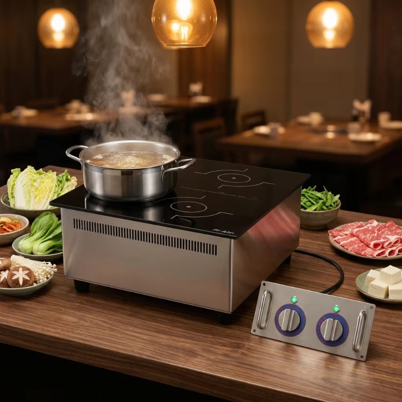 Commercial Kitchen Induction - Airo Built in Commercial Induction Cooktop