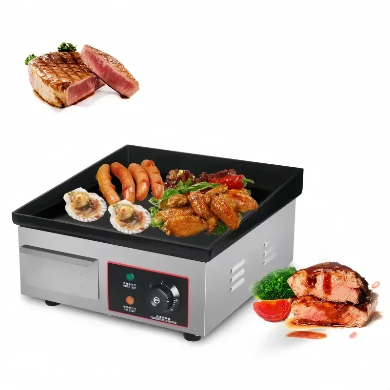 Commercial Mini Electric Gridd - огляд і ціна Electric Griddle Flat Top