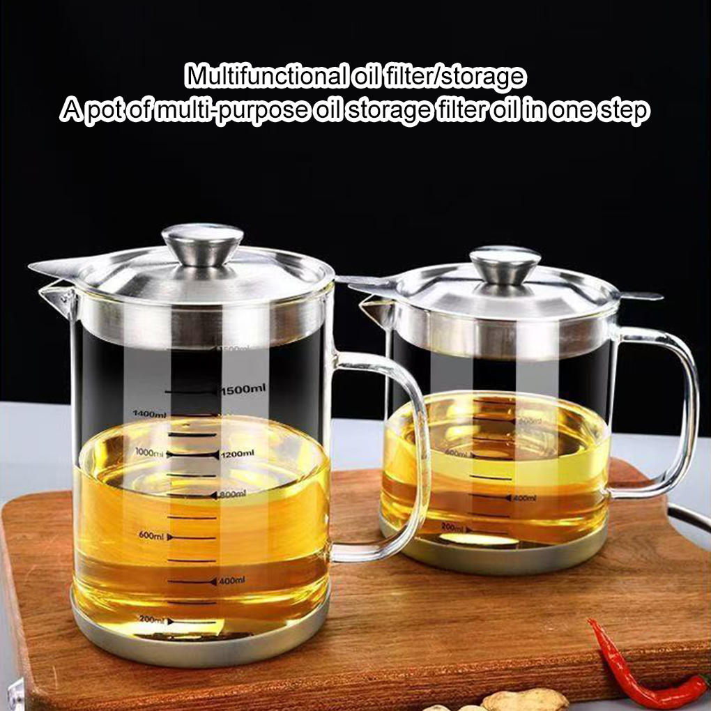 1L/1.5L Glass Oil Filter Kitch - огляд і ціна Commercial Kitchen Oil Filter