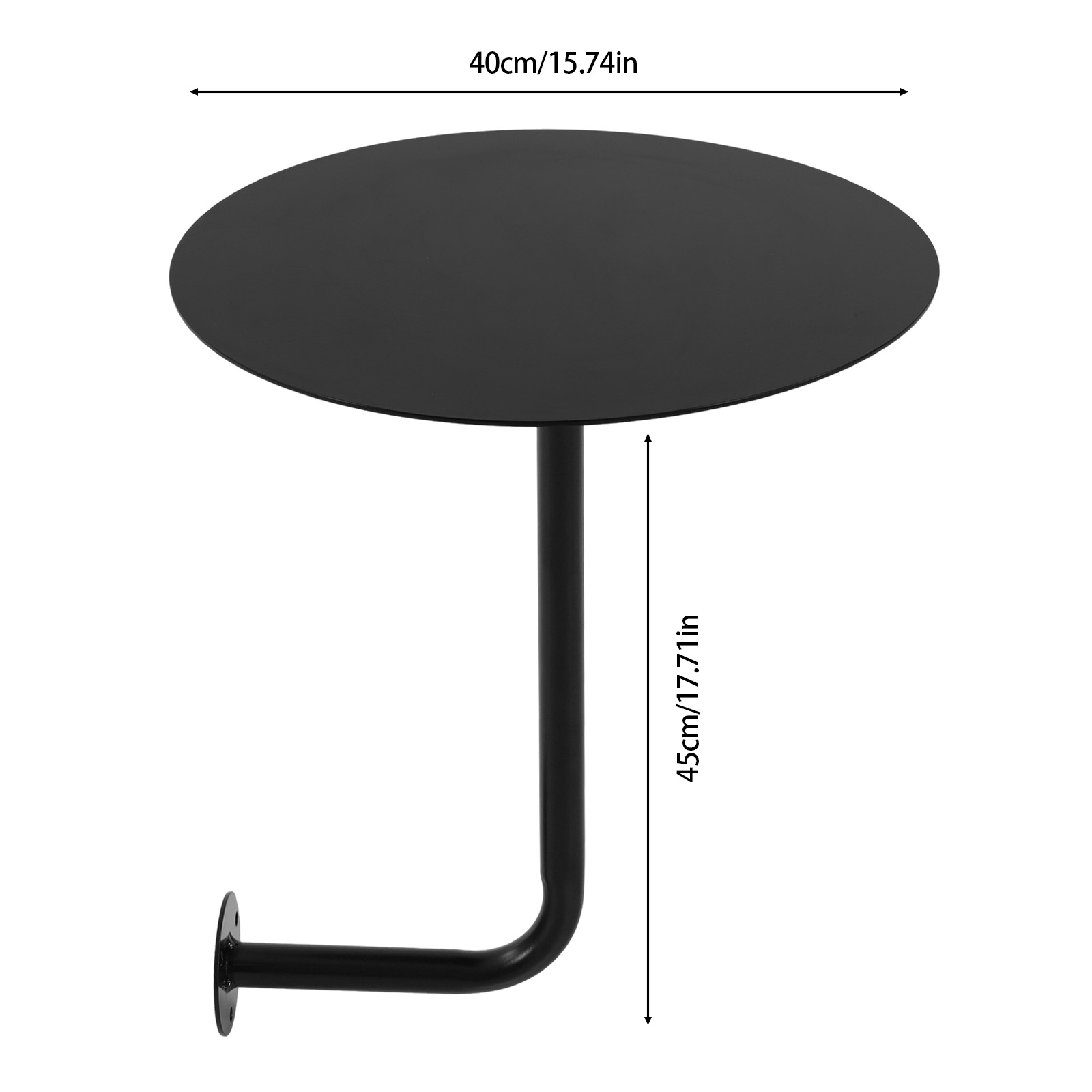 40cm Round Wall Mounted Bar Ta - огляд і ціна Commercial Kitchen Paint