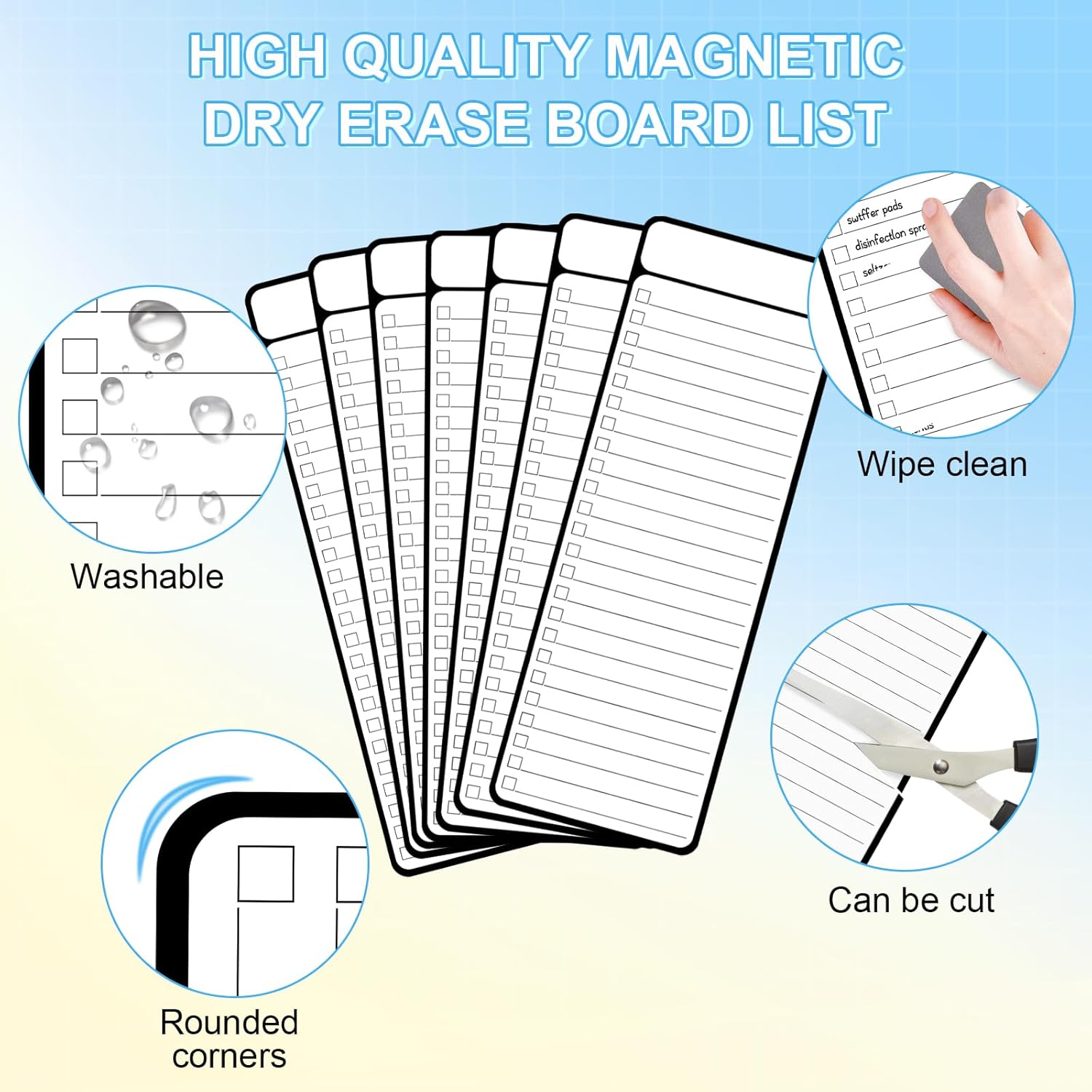2/4 Pcs Magnetic Whiteboard to - огляд і ціна Commercial Kitchen Layout