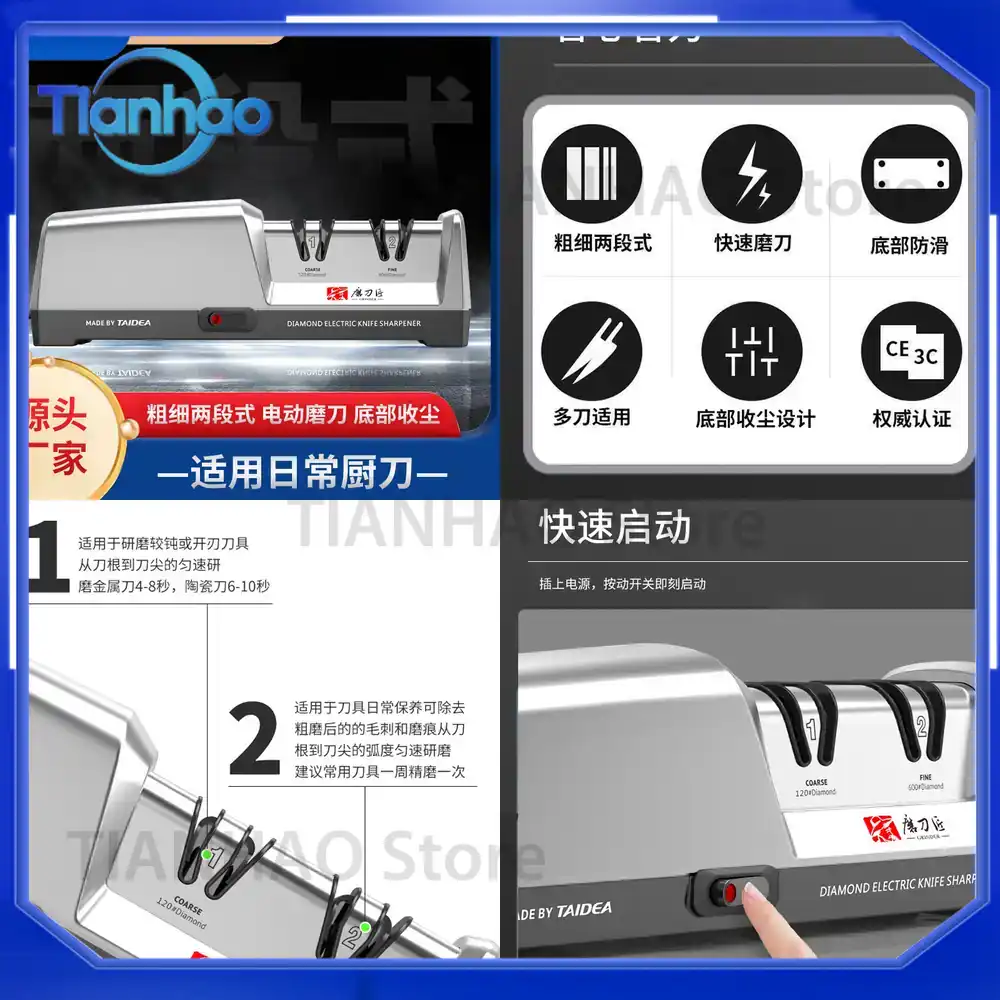 Electric Knife Sharpener for H - огляд і ціна Commercial Kitchen Knife Sharpener