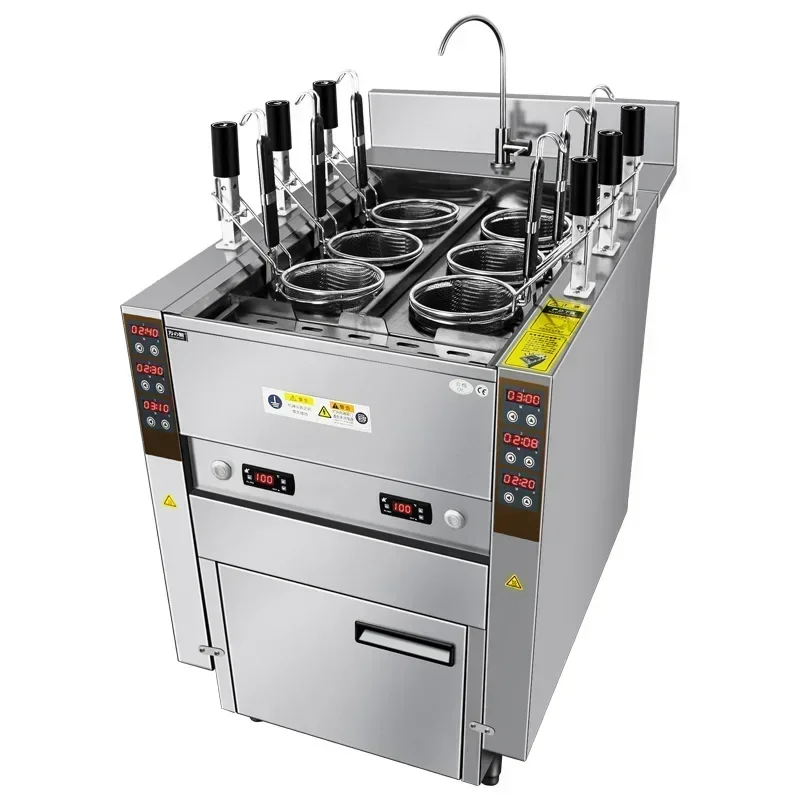 Auto-lift Pasta Cooker with 6  - огляд і ціна Commercial Kitchen Boiler