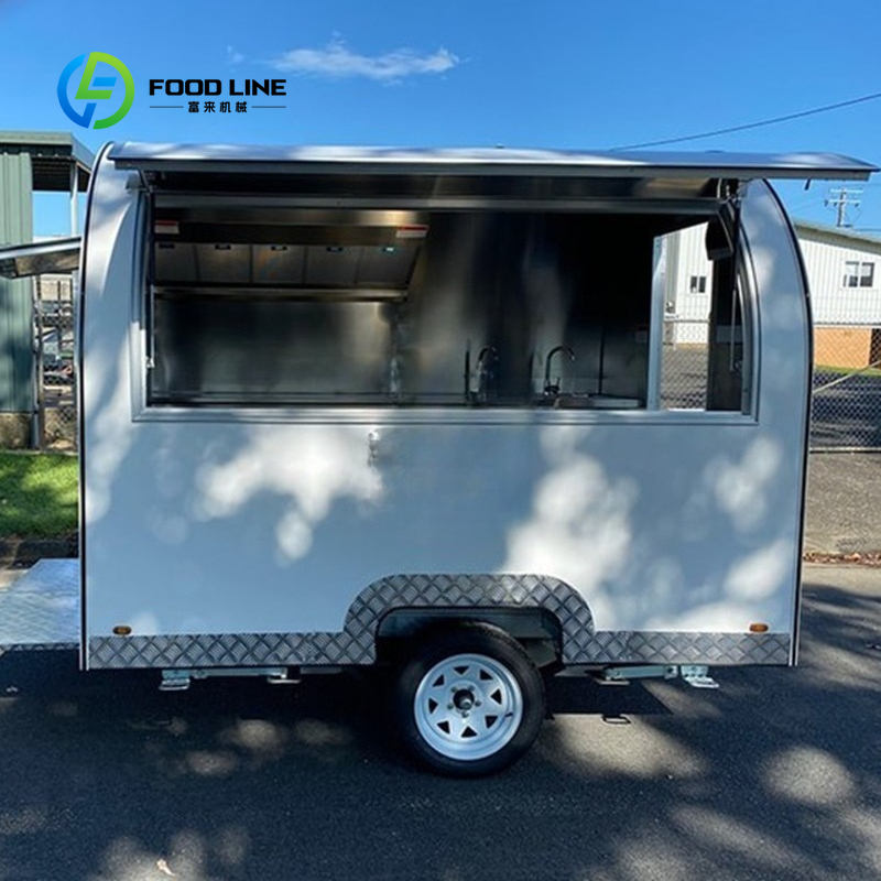 Customized Round Food Trailer  - огляд і ціна Commercial Kitchen Windows