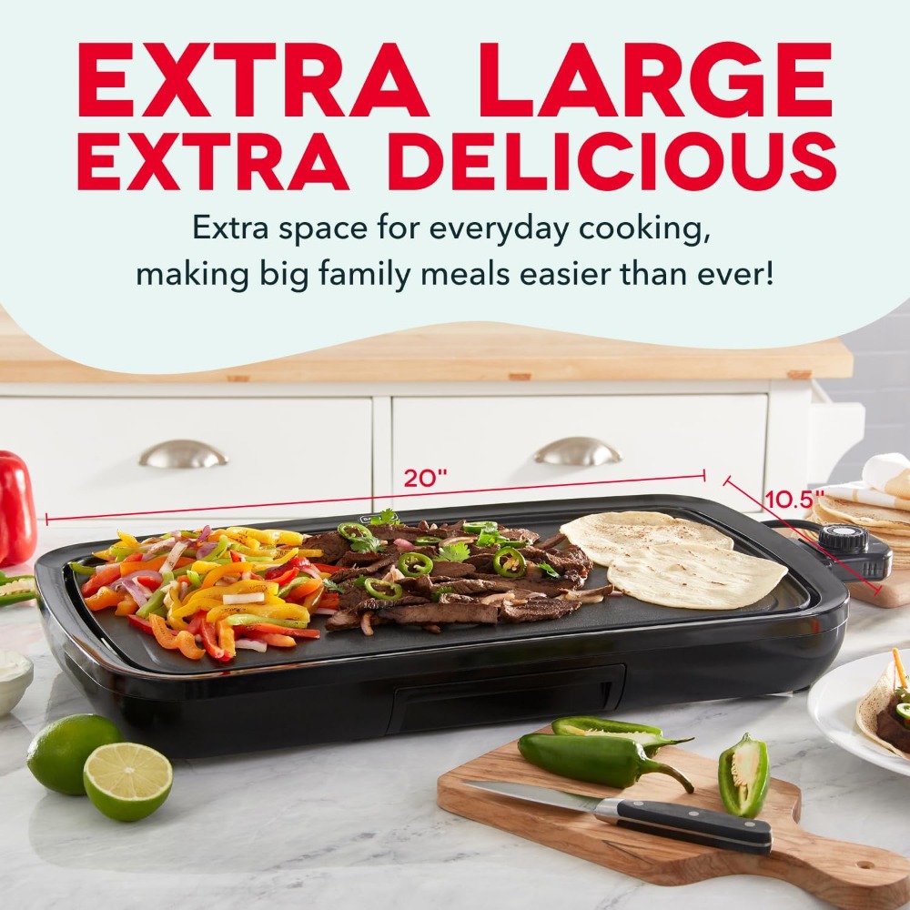 Electric Griddle with Removabl - огляд і ціна Electric Griddle Flat Top