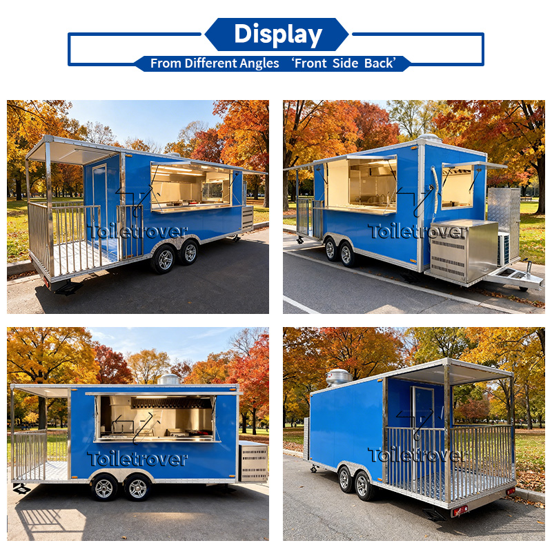 Remorque Food Truck Container  - огляд і ціна Commercial Kitchen Windows