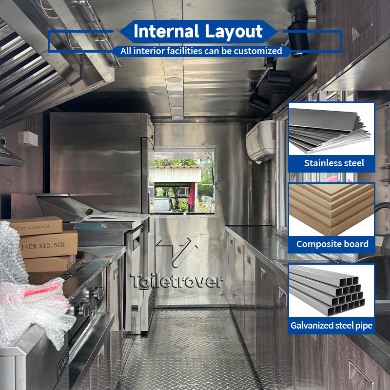 Remorque Food Truck Container  - огляд і ціна Commercial Kitchen Windows