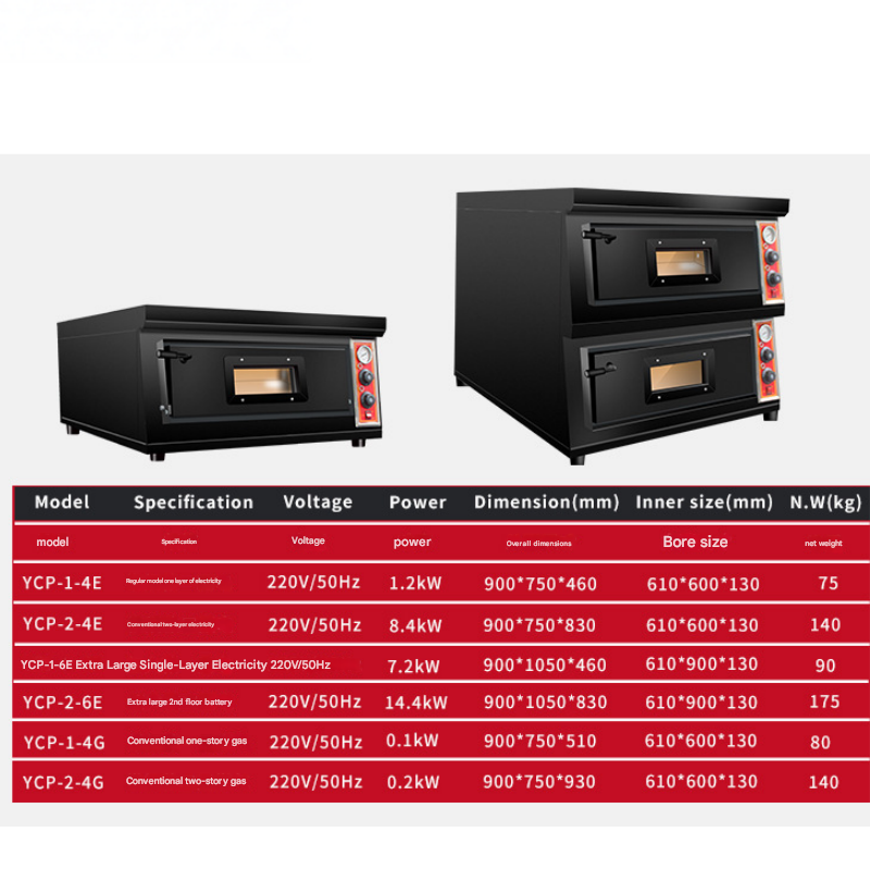 Double Deck Pizza Oven Commerc - огляд і ціна Pizza Conveyor Oven