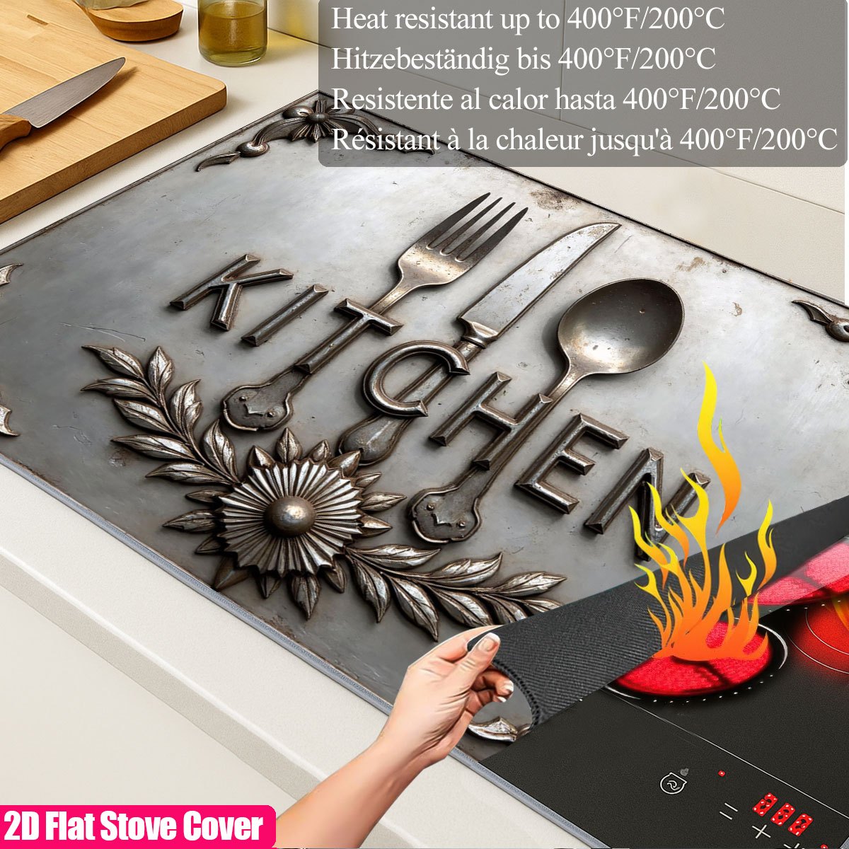 Heavy Duty Metal Stove Top Cov - огляд і ціна Commercial Kitchen Induction