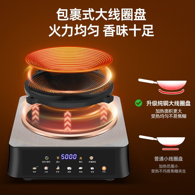 Banqiu 5000W High-Power Induct - огляд і ціна Commercial Kitchen Induction
