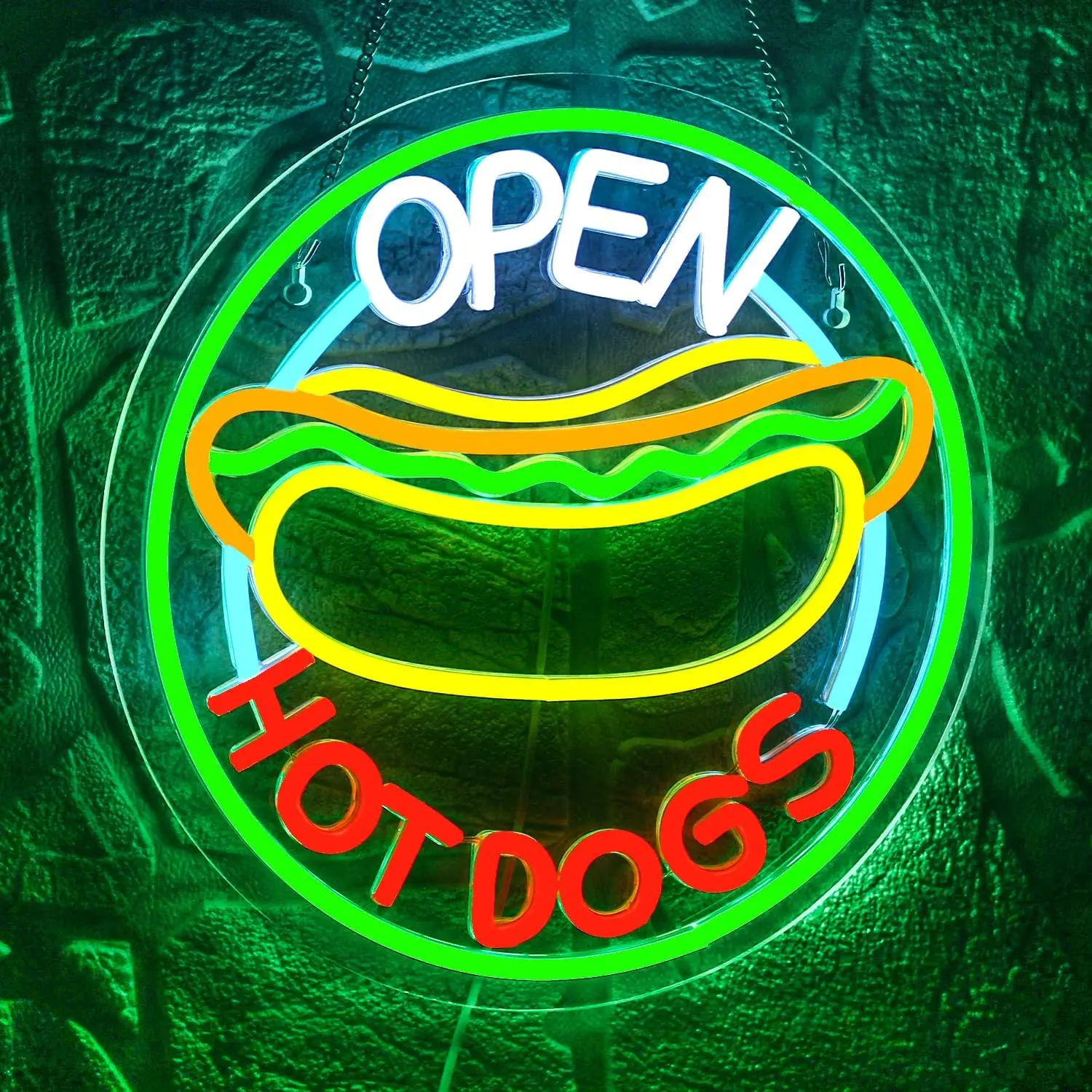 Hot Dog Open LED Neon Sign for - огляд і ціна Commercial Kitchen Windows