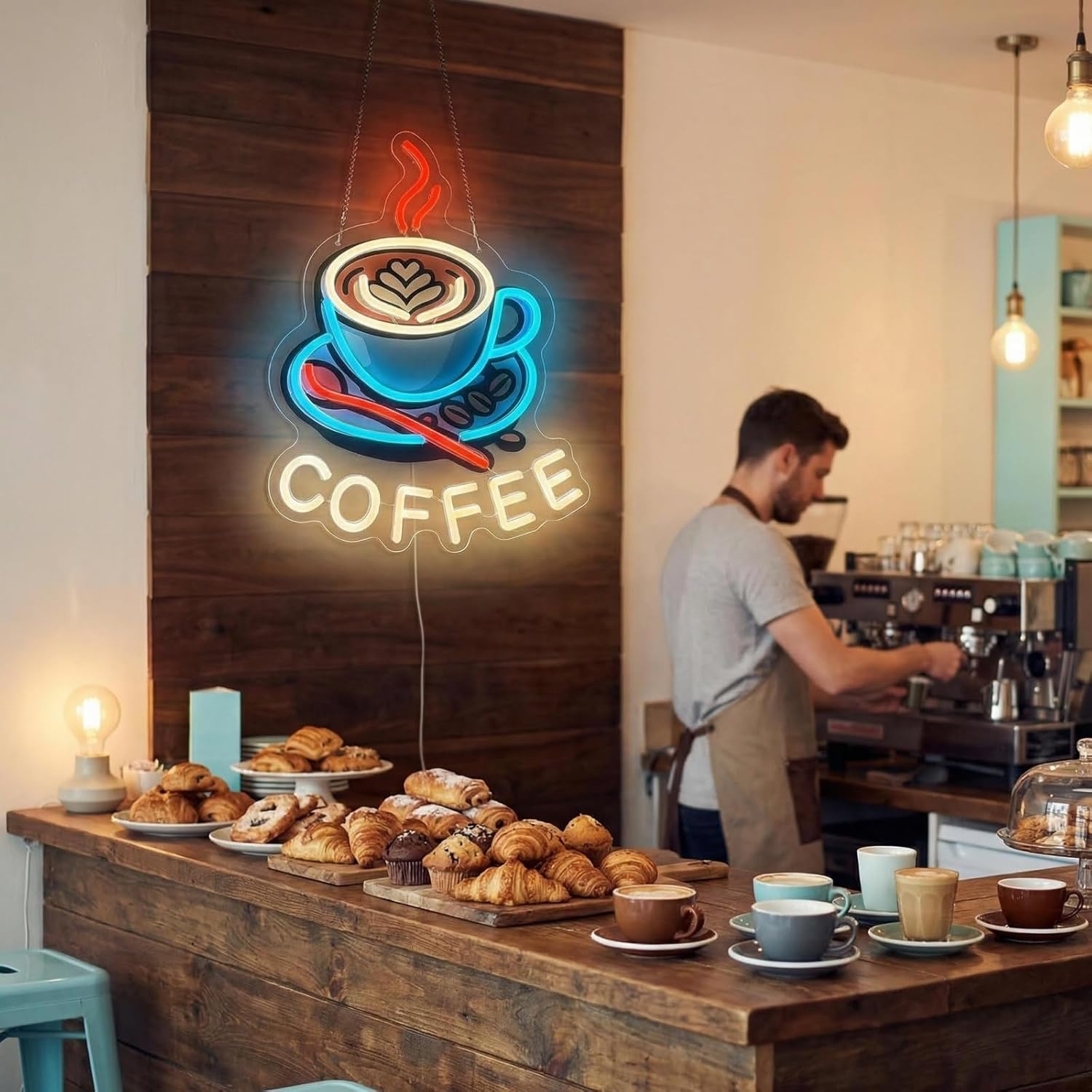 Coffee Neon Sign USB Powered L - огляд і ціна Commercial Kitchen Windows